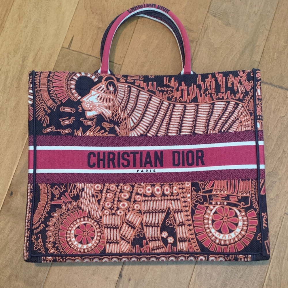 Dior Artistic Pink and Black Tote